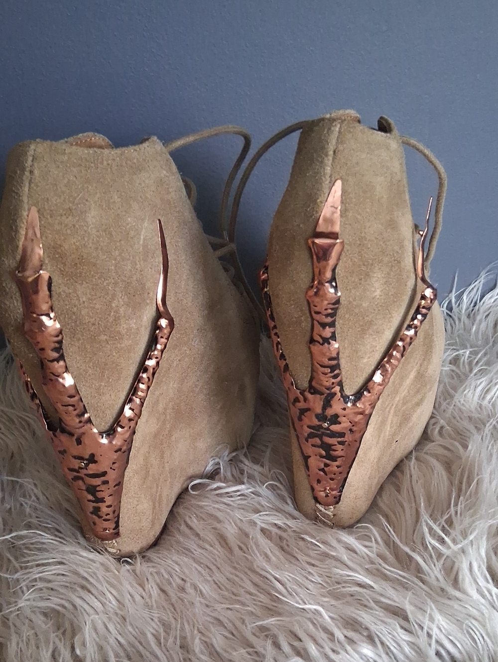 Jeffrey Campbell Limited Edition Suede Platforms